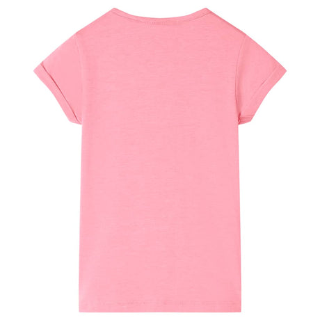 Vidaxl kindershirt 128 felroze