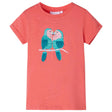 Vidaxl kindershirt 104 koraalkleurig