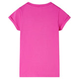 Vidaxl kindershirt 128 donkerroze