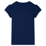 VidaXL Kinderhemd 92 Marineblau