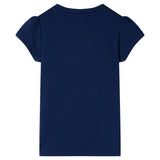 VidaXL Kinderhemd 104 Marineblau