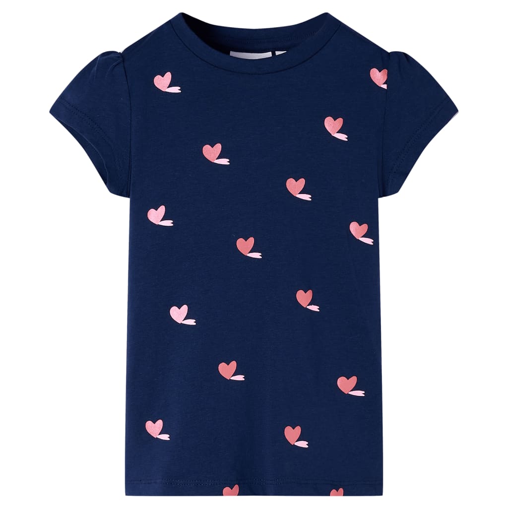 VidaXL Kinderhemd 140 Marineblau