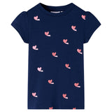 VidaXL Kinderhemd 140 Marineblau