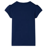 VidaXL Kinderhemd 140 Marineblau