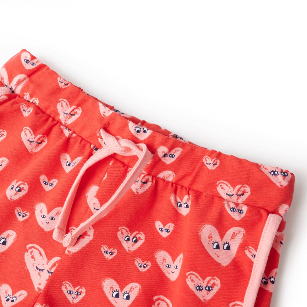 VidaXL Kindershorts mit Kordelzug 92 rot