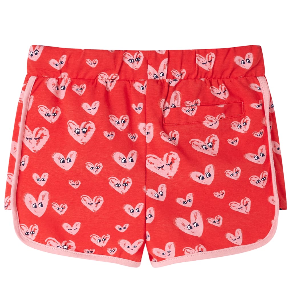 VidaXL Kindershorts mit Kordelzug 116 rot