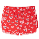 VidaXL Kindershorts mit Kordelzug 116 rot