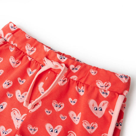 VidaXL Kindershorts mit Kordelzug 116 rot
