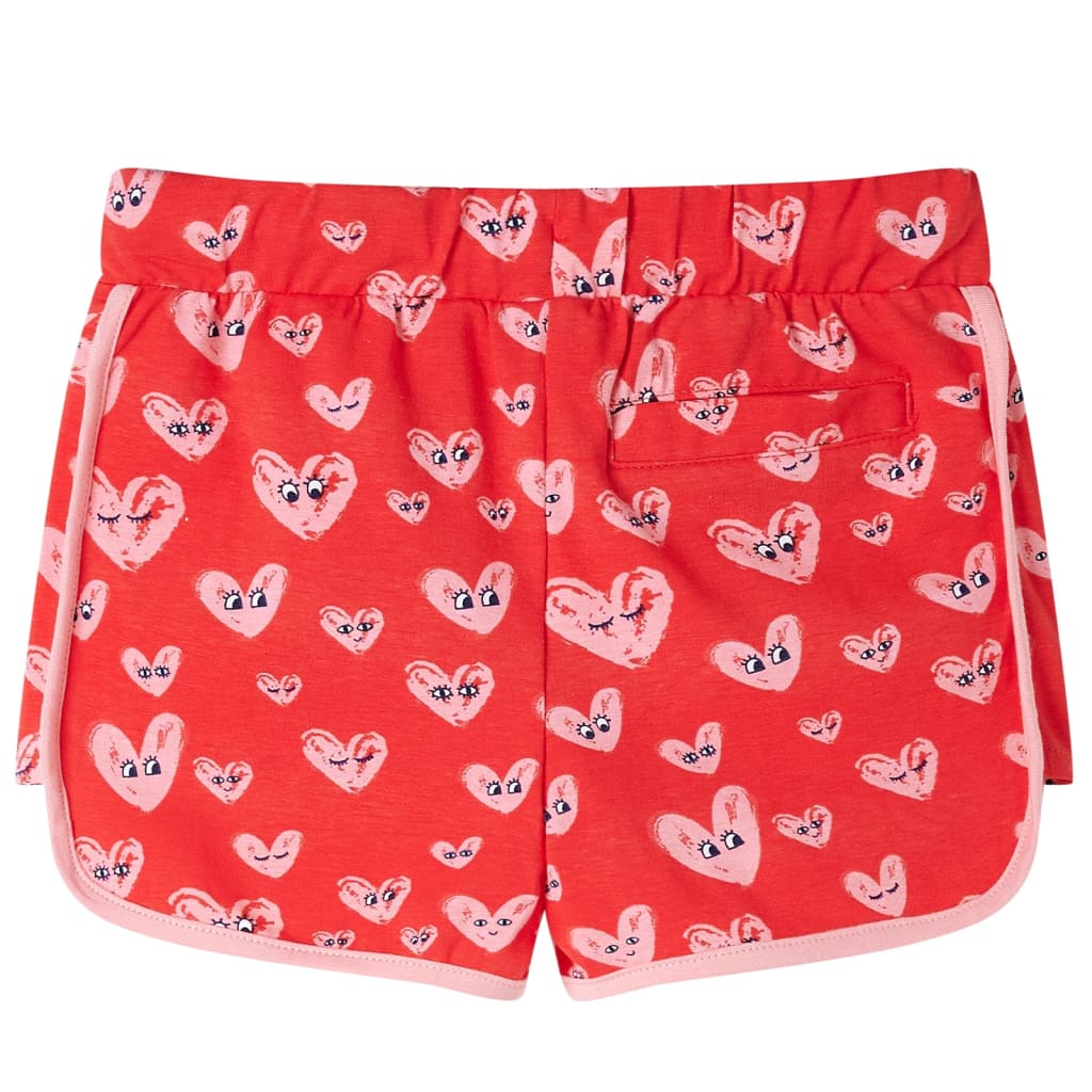 VidaXL Kindershorts mit Kordelzug 128 rot