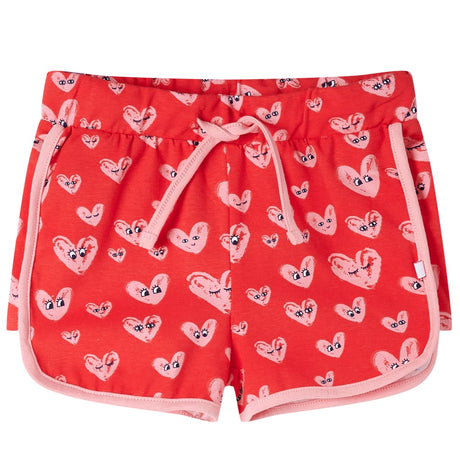 VidaXL Children's shorts with drawstring 140 red