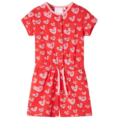VidaXL Kinderoverall 104 rot