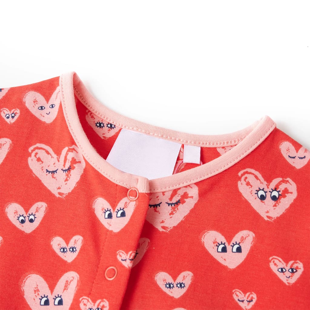 VidaXL Kinderoverall 104 rot