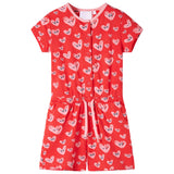 VidaXL Kinderoverall 128 rot
