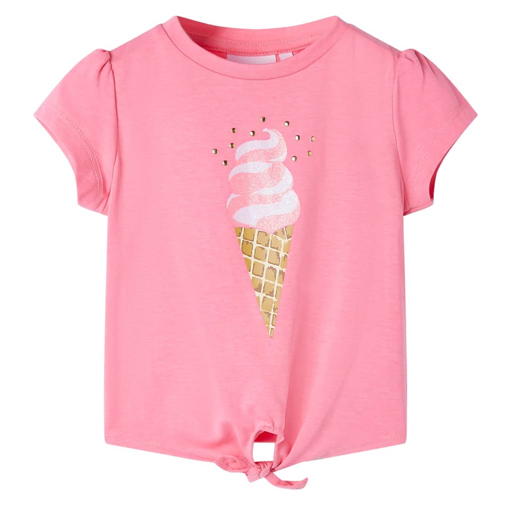 VidaXL Kindershirt 104 fluoreszierendes leuchtendes Rosa