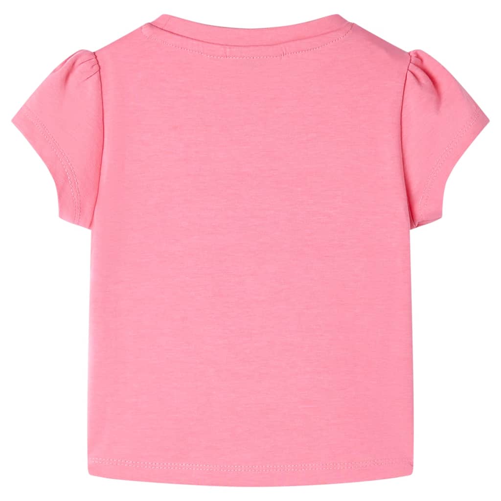VidaXL Kindershirt 104 fluoreszierendes leuchtendes Rosa