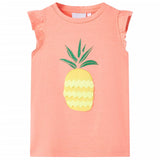 VidaXL Kindershirt 92 Neonkoralle