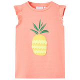 VidaXL Kindershirt 116 Neonkoralle