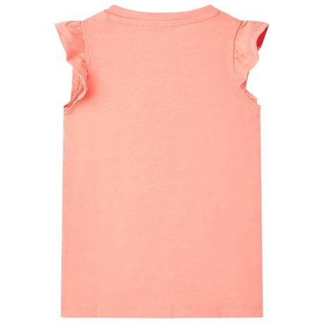 VidaXL Kindershirt 116 Neonkoralle