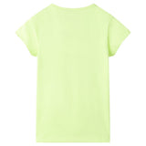 VidaXL Kindershirt 92 fluoreszierendes Gelb