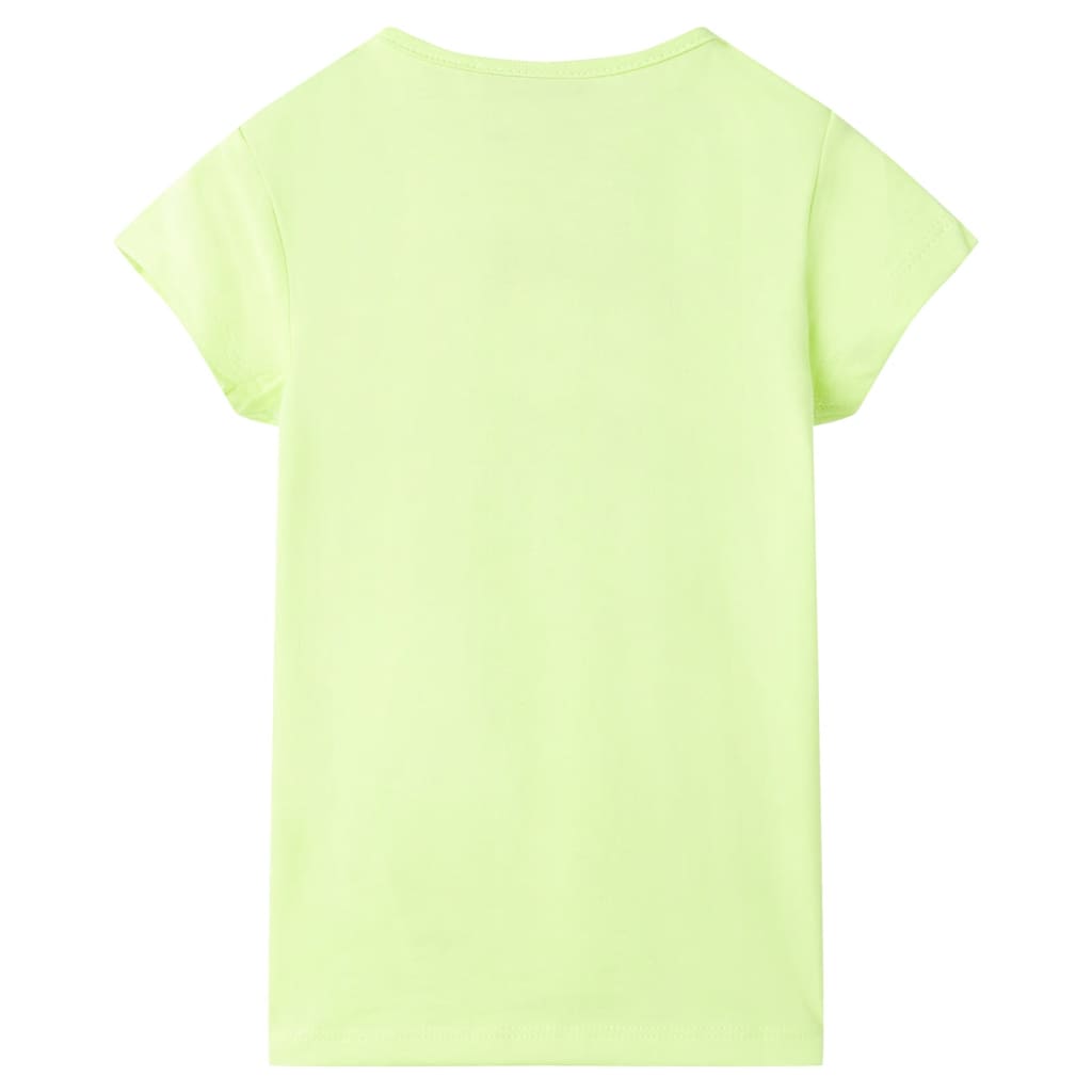 VidaXL Kindershirt 104 fluoreszierendes Gelb