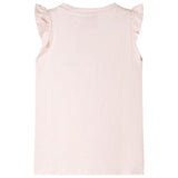 VidaXL Kindershirt mit Rüschen an den Ärmeln 116 zartrosa