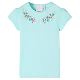 VidaXL Kindershirt 104 Hellseeblau