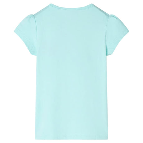 VidaXL Kindershirt 128 Hellseeblau
