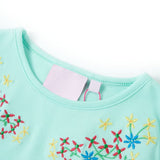 VidaXL Kinderhemd 128 helles Meerblau