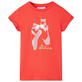 VidaXL Kindershirt 128 rot