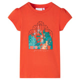 VidaXL Kindershirt 92 Dunkelorange