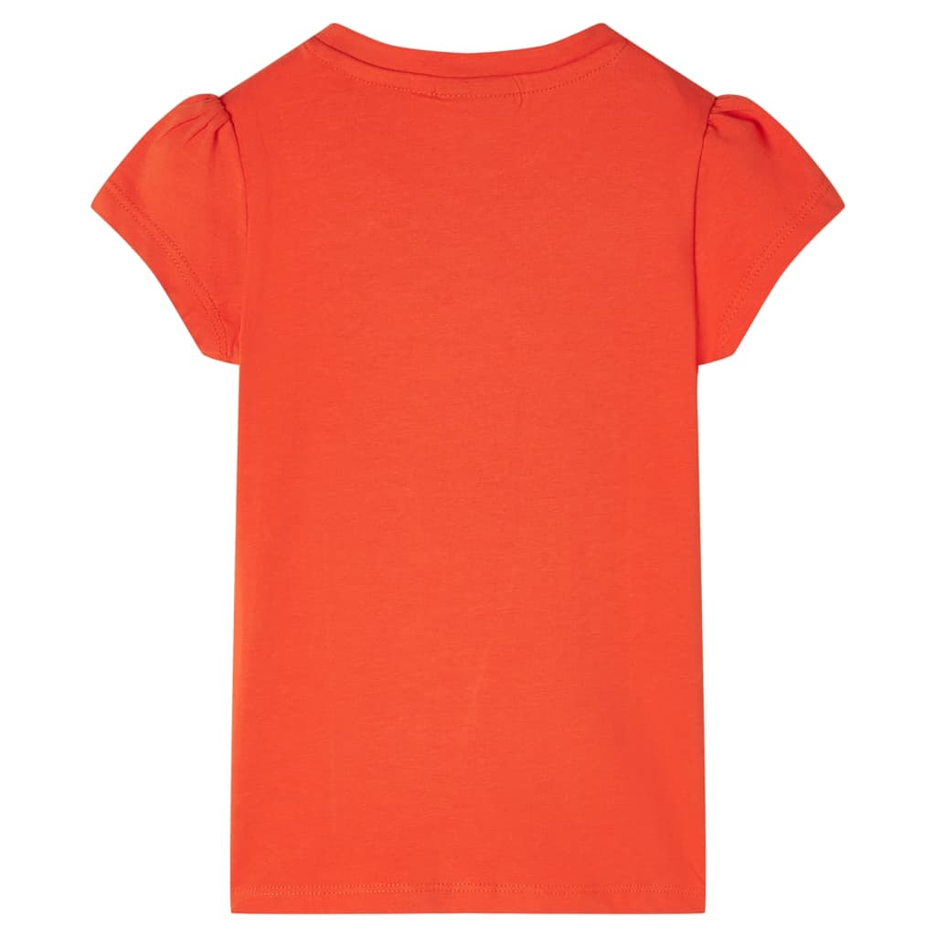 VidaXL Kindershirt 104 Dunkelorange