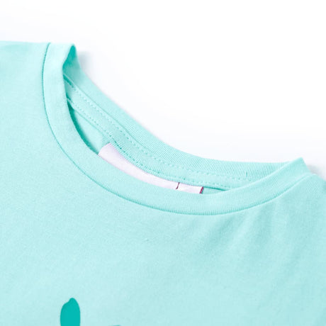 VidaXL Kindershirt 140 helles Mint