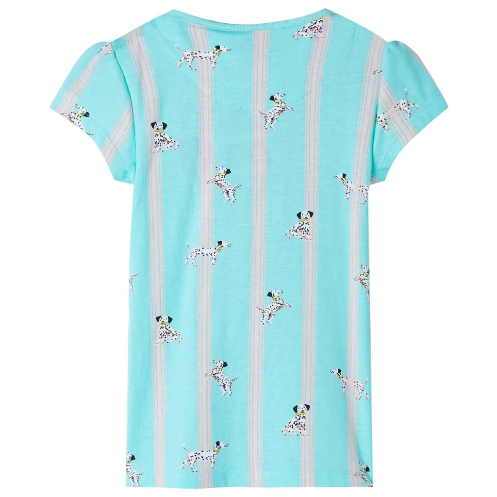 VidaXL Kinderpyjama mit kurzen Ärmeln 128 Ecru