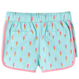 VidaXL Kindershorts mit Kordelzug 116 helles Mint