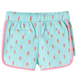 VidaXL Kindershorts mit Kordelzug 128 helles Mint