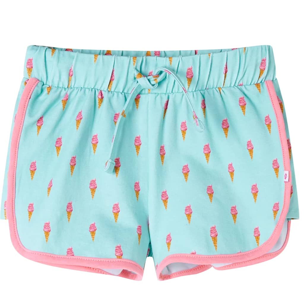 VidaXL Kindershorts mit Kordelzug 140 Hellmint