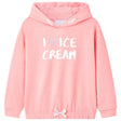 VidaXL Kinderpullover mit Kapuze 104 leuchtendes Rosa