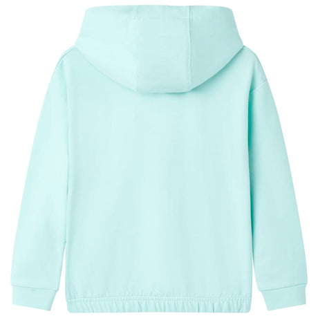 VidaXL Kinderpullover mit Kapuze 128 Hellseeblau