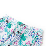 VidaXL Kindershorts mit Kordelzug 104 Ecru und dunkles Mint