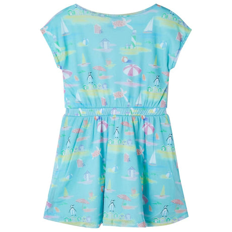 VidaXL Kinderkleid 116 helles Meerblau