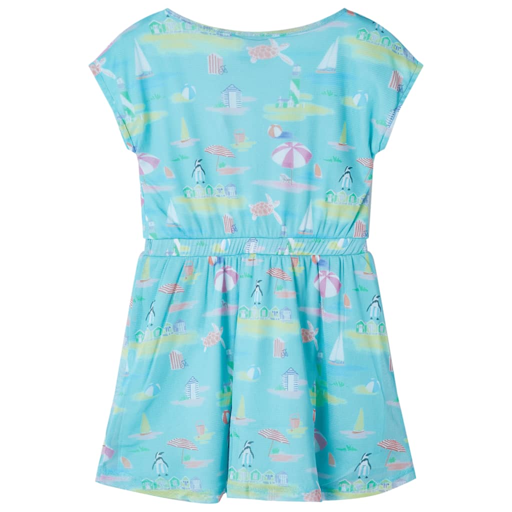 VidaXL Kinderkleid 140 Hellseeblau