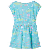 VidaXL Kinderkleid 140 Hellseeblau
