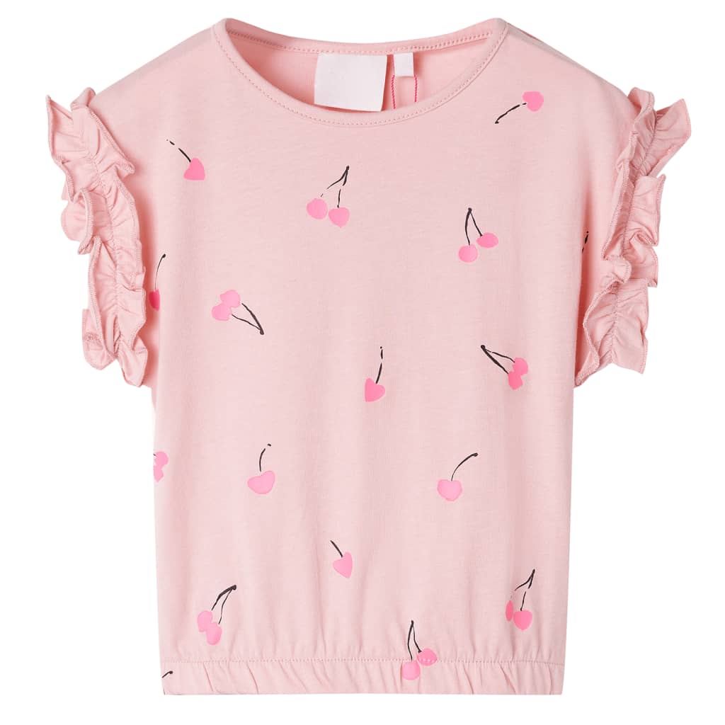 VidaXL Kindershirt 128 hellrosa