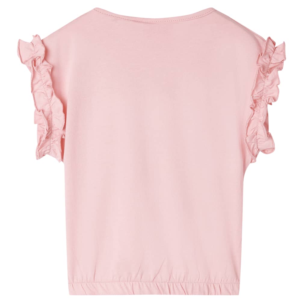 VidaXL Kindershirt 128 hellrosa
