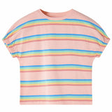 VidaXL Kindershirt 128 pfirsichfarben