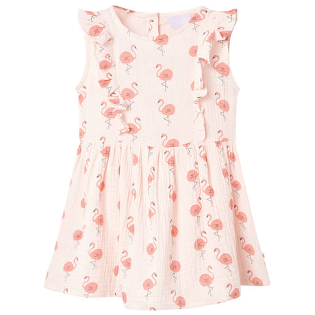VidaXL Kinderkleid mit Rüschen 92 Zartrosa