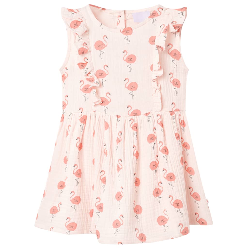 VidaXL Kinderkleid mit Rüschen 92 zartrosa