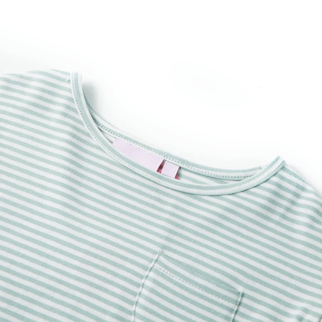VidaXL Kinderkleid mit Rüschen an den Ärmeln 116 Mint