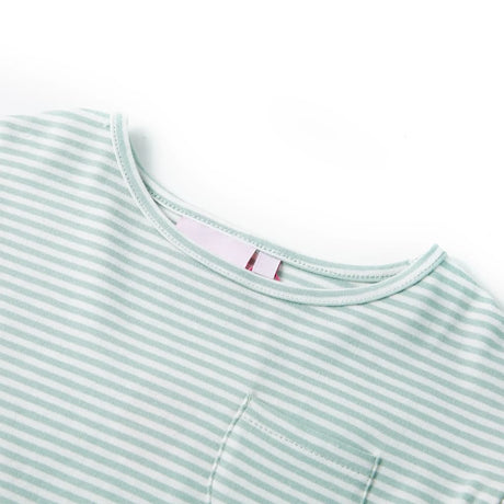 VidaXL Kinderkleid mit Rüschen an den Ärmeln 128 Mint