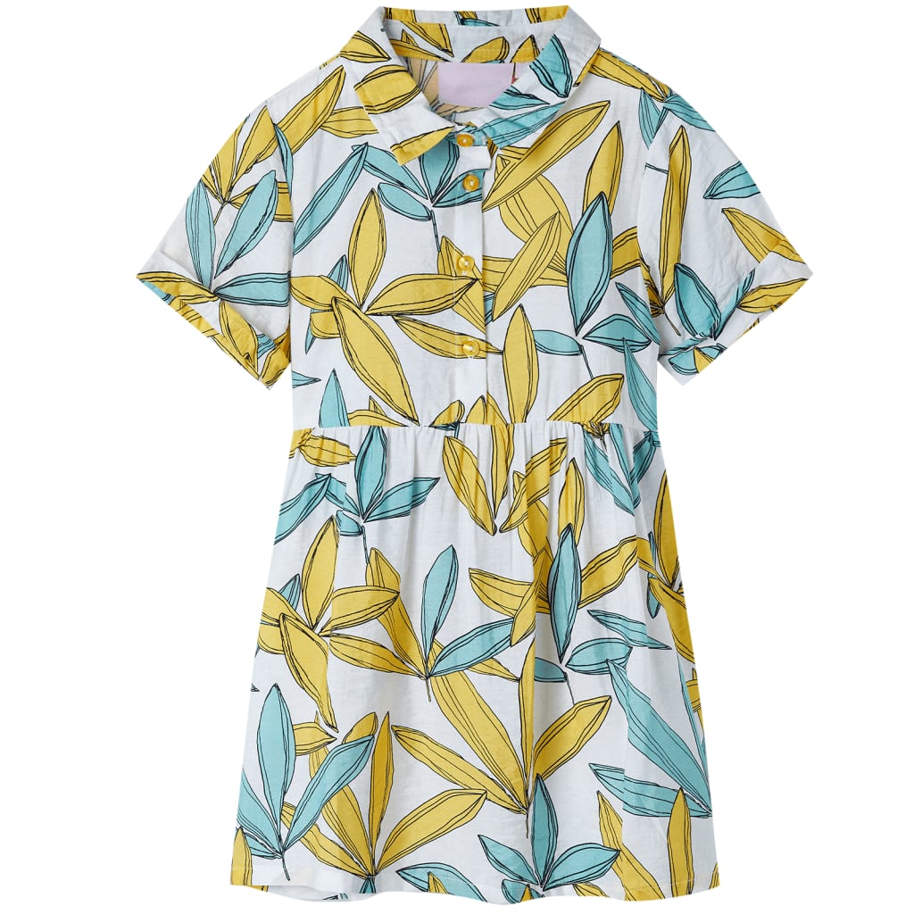 VidaXL Kinderkleid 140 Ecru